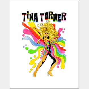 Tina Turner "Queen of Rock n Roll" Posters and Art